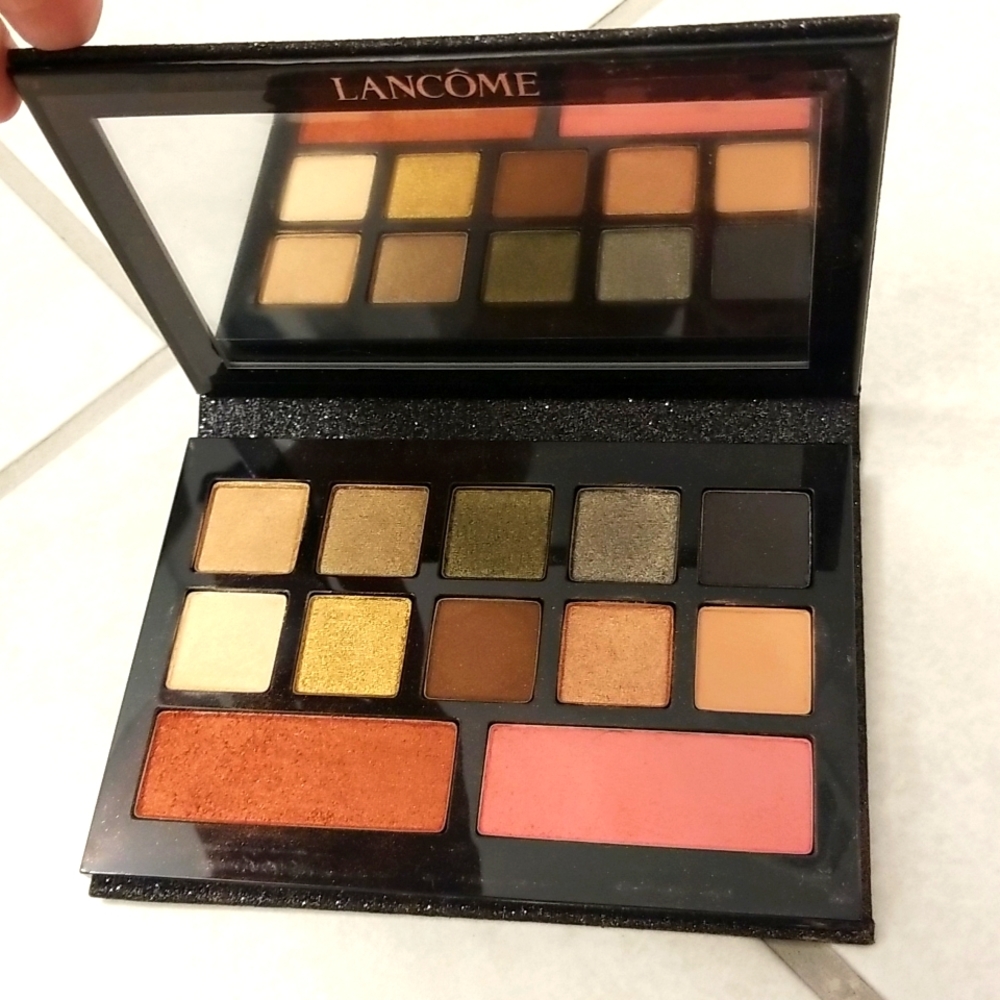 Lancome makeup eyeshadow and blush palette